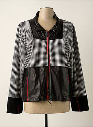 Veste casual coupe droite noir FRED SABATIER femme
