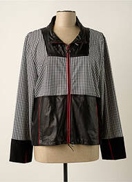 Veste casual coupe droite noir FRED SABATIER femme
