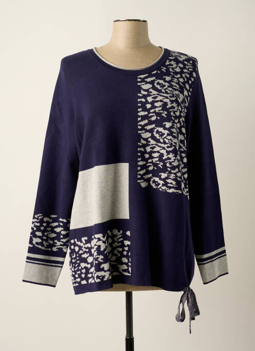 Pull bleu PASSIONI pour femme