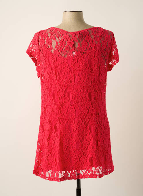 Tunique manches courtes rose DIVAS pour femme