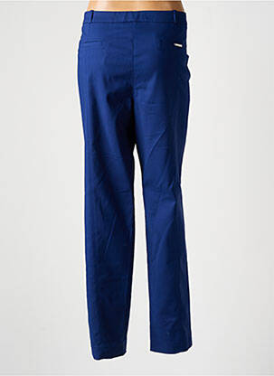 Pantalon slim taille haute taille haute bleu DIVAS femme