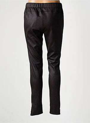 Legging effet matière satinée taille haute noir FRED SABATIER femme