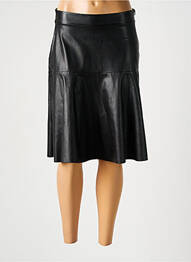 Jupe mi-longue fermeture zip latéral noir FUEGO WOMAN femme