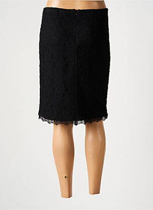 Jupe mi-longue coupe droite noir JOSEPH RIBKOFF femme