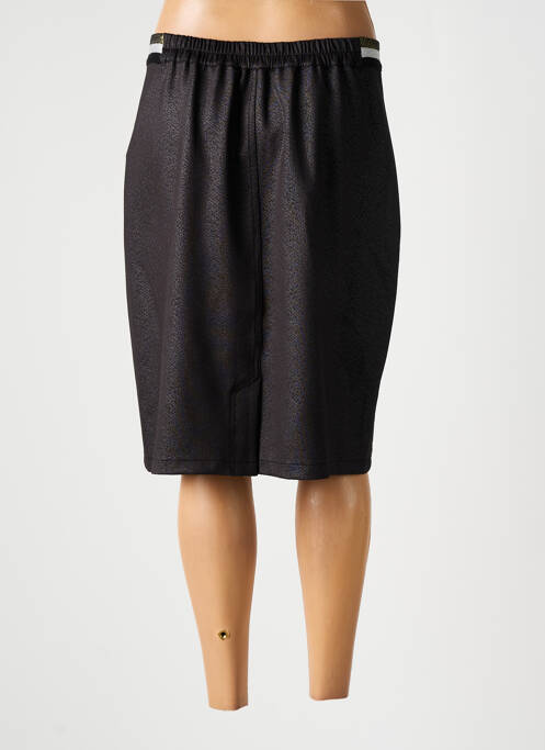 Jupe mi-longue noir FRED SABATIER pour femme