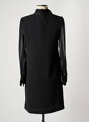 Robe courte manches longues manches longues noir TINTA STYLE femme