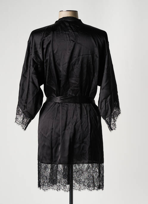 Déshabillé noir AIMA DORA pour femme