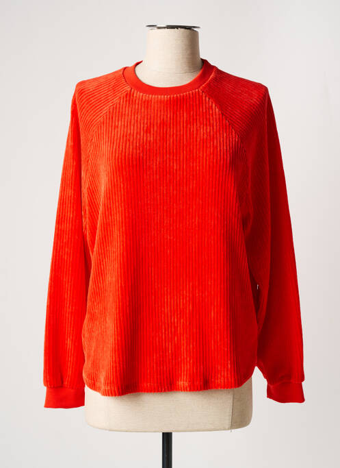 Pull stretch manches longues orange HARRIS WILSON femme