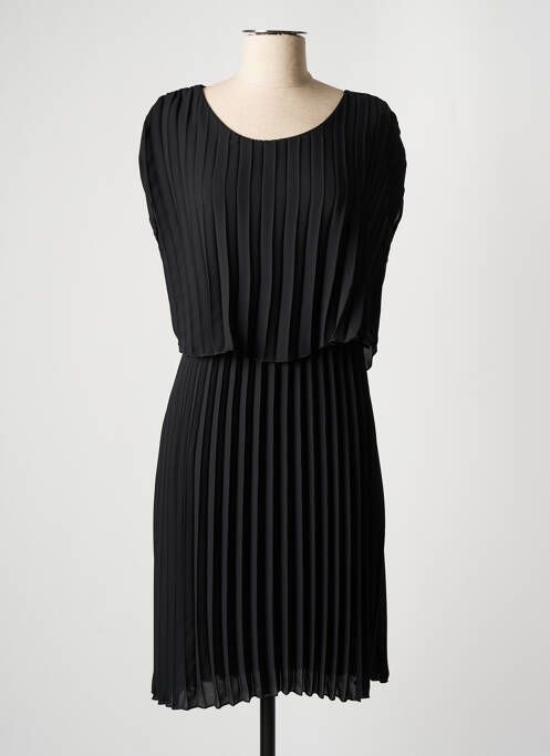 Robe mi-longue noir LA FEE MARABOUTEE pour femme