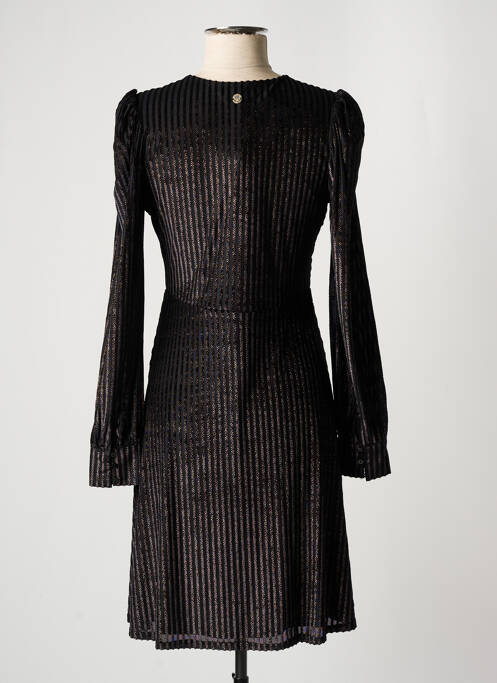 Robe mi-longue noir LOLA ESPELETA pour femme