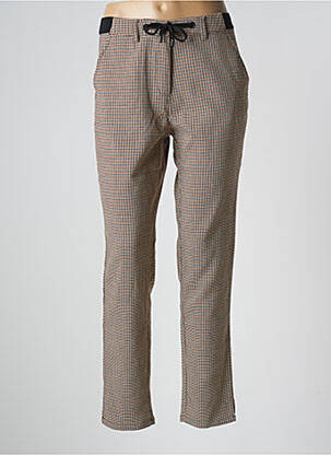 Pantalon droit stretch taille normale marron LOLA ESPELETA femme