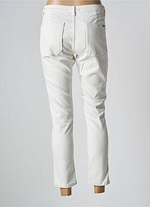 Pantalon 7/8 stretch taille normale blanc ACQUAVERDE femme