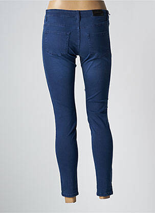 Pantalon 7/8 stretch taille normale bleu DESGASTE femme