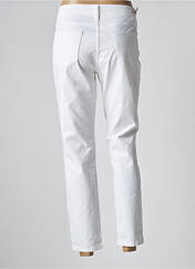 Pantalon 7/8 blanc DESGASTE pour femme seconde vue