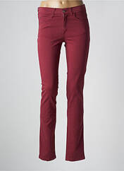 Pantalon slim rouge DESGASTE pour femme seconde vue