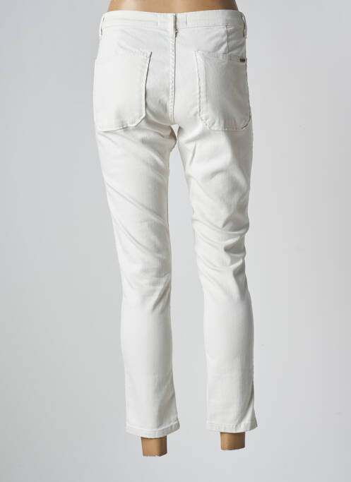 Pantalon 7/8 stretch taille normale blanc ACQUAVERDE femme