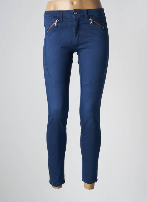 Pantalon 7/8 bleu DESGASTE pour femme