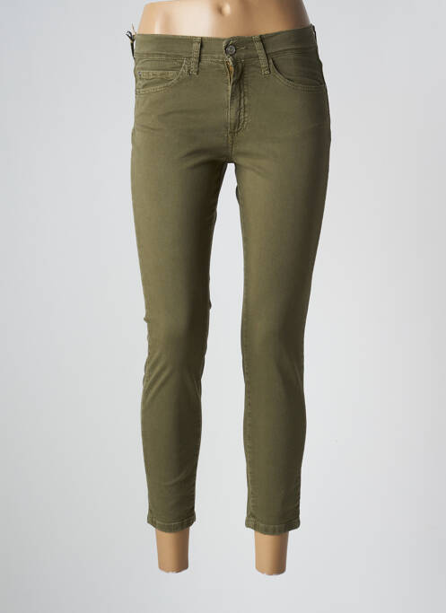 Pantalon 7/8 vert DESGASTE pour femme