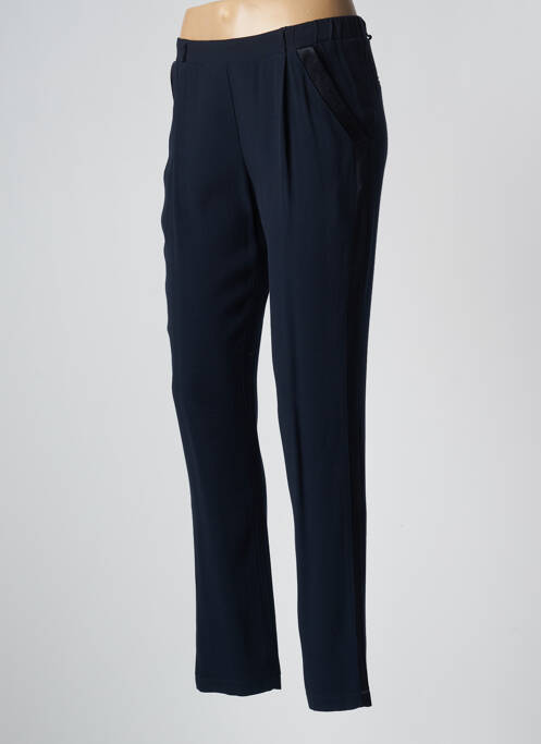 Pantalon droit bleu LA PETITE FRANCAISE pour femme