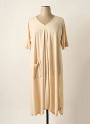 Robe longue beige FRANCK ANNA pour femme seconde vue