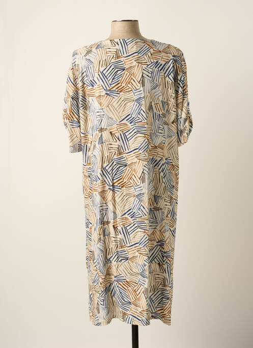 Robe de plage beige FRANCK ANNA pour femme