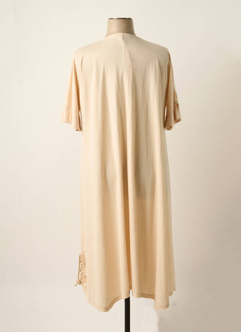 Robe longue beige FRANCK ANNA pour femme