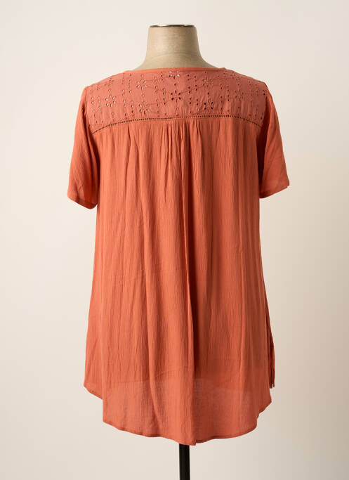 Tunique manches courtes orange CISO pour femme