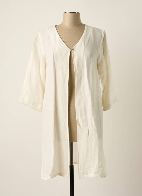 Veste kimono beige AGATHE & LOUISE pour femme