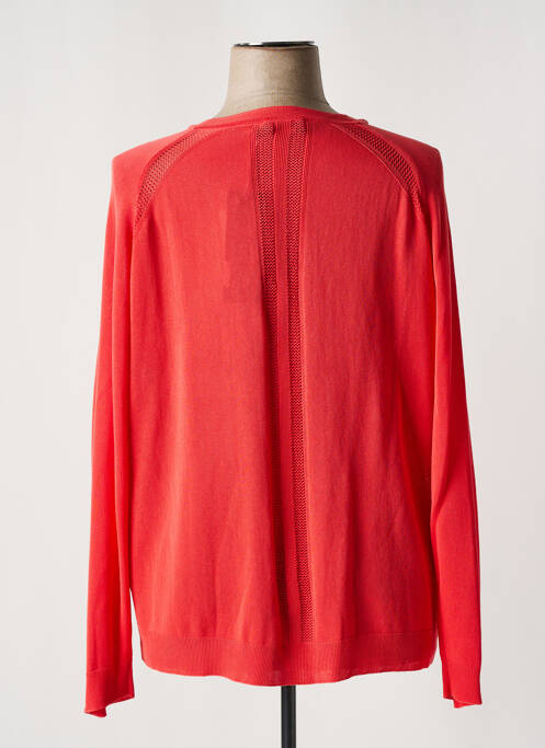 Gilet manches longues rouge YESTA pour femme