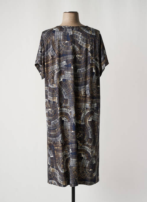 Robe mi-longue noir CISO pour femme