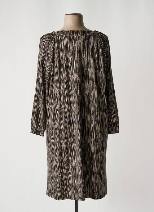 Robe mi-longue noir CISO pour femme