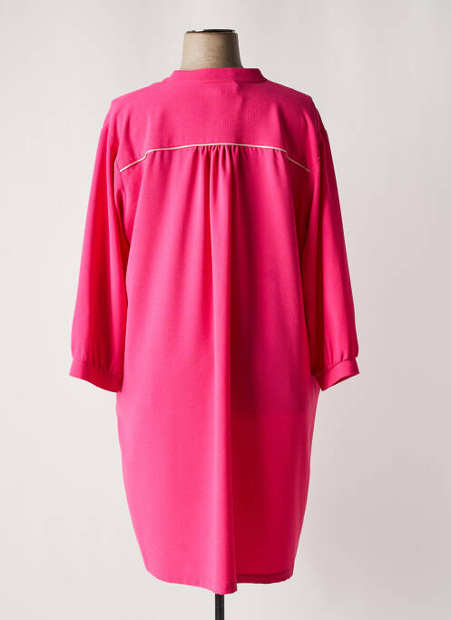 Robe mi-longue rose OCTAVIE & LEONIE pour femme