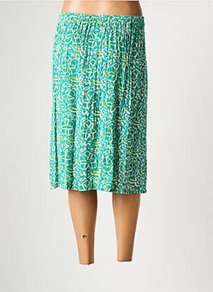 Jupe mi-longue taille normale vert AGATHE & LOUISE femme