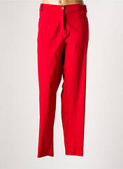 Pantalon droit rouge ONE O ONE pour femme seconde vue