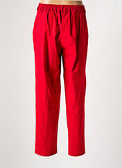 Pantalon droit rouge ONE O ONE pour femme seconde vue