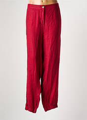 Pantalon droit rouge YESTA pour femme seconde vue