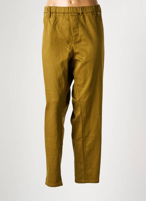 Pantalon slim taille élastique taille normale vert CISO femme