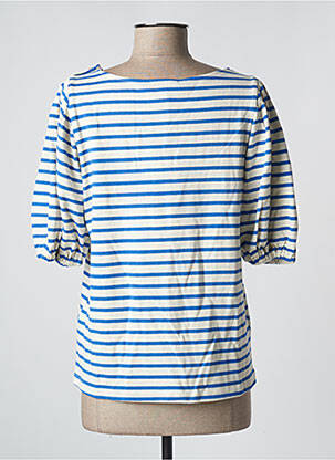 T-shirt coupe droite manches courtes bleu GRACE & MILA femme
