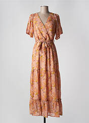 Robe longue orange GRACE & MILA pour femme seconde vue