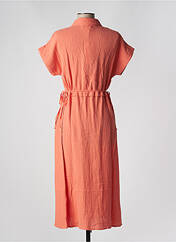 Robe mi-longue orange GRACE & MILA pour femme seconde vue