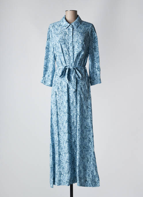 Robe longue bleu GRACE & MILA pour femme