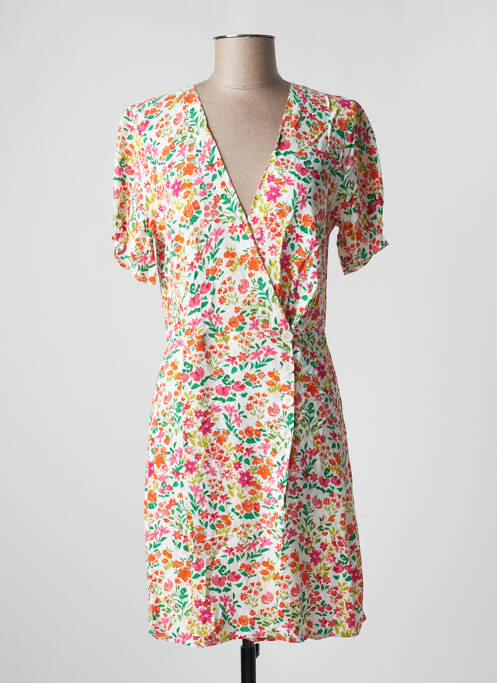 Robe mi-longue blanc LA PETITE ETOILE pour femme