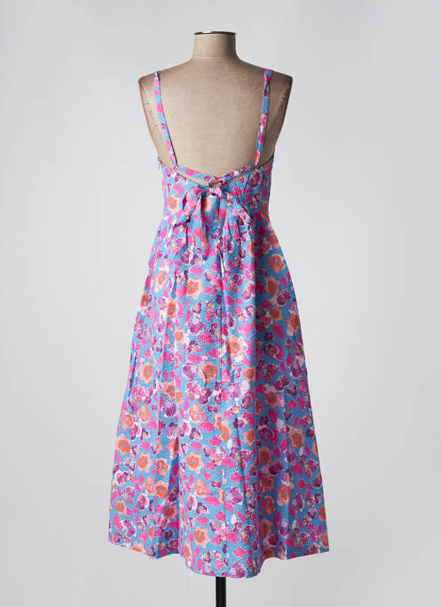 Robe mi-longue bleu GRACE & MILA pour femme