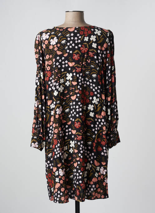 Robe mi-longue noir DES PETITS HAUTS pour femme