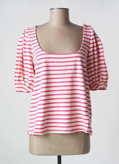 T-shirt rose GRACE & MILA pour femme