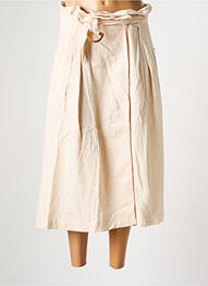 Jupe mi-longue coupe évasée beige FRNCH femme