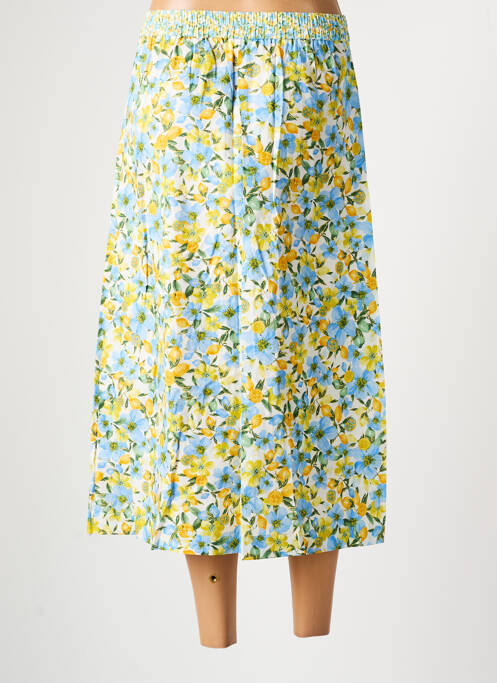 Jupe mi-longue jaune GRACE & MILA pour femme