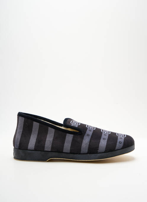 Chaussons/Pantoufles noir LA MAISON DE L'ESPADRILLE pour homme