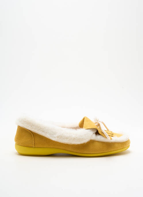 Chaussons/Pantoufles jaune SOIR ET MATIN pour femme