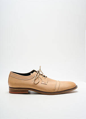 Derbies fermeture lacets beige EXCEED homme